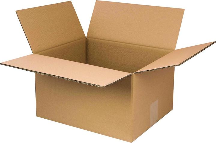 Immagine prodotto Office Products Cartone da imballaggio, chiuso, pieghevole: 334x244x340mm, grigio