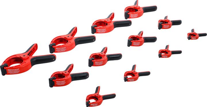 Produktbild BGS Leimzwingen-Satz | Nylon | 85 - 160 mm | 12-tlg. (160 mm)