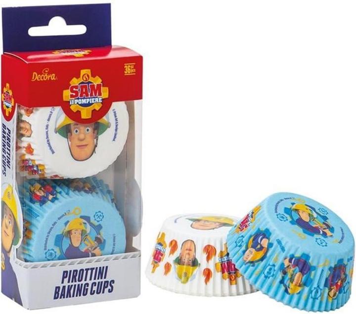 Immagine prodotto Decora Teglia per muffin 36 pezzi, stile Fireman Sam 1 (5 cm)