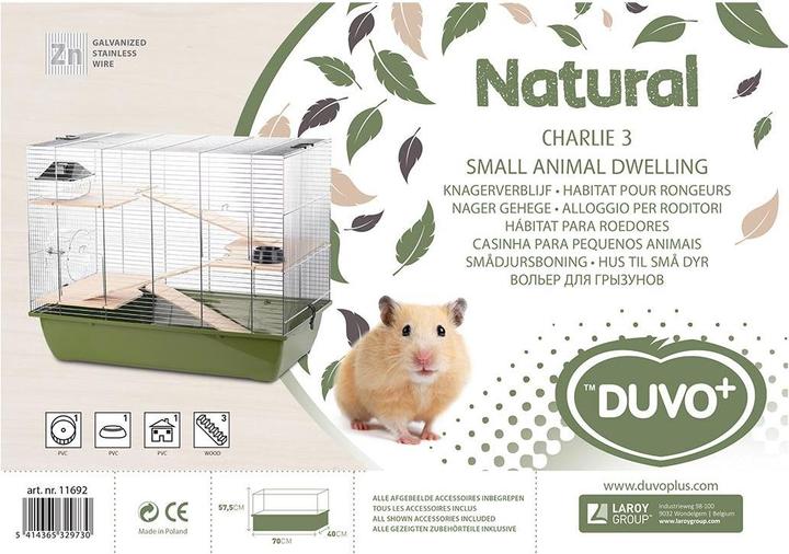 Produktbild Duvoplus Nagerkäfig Natural CHARLIE 3