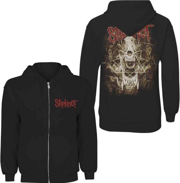 Produktbild Slipknot Skull Teeth Back Print (Zipper-Hoodie) (S)