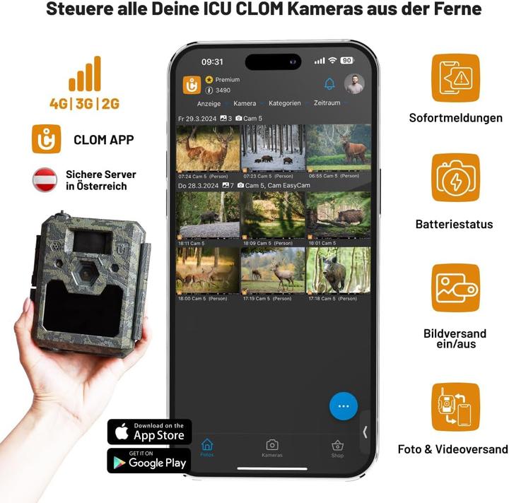 Image du produit ICUserver Clom Cam 5 Caméra de chasse