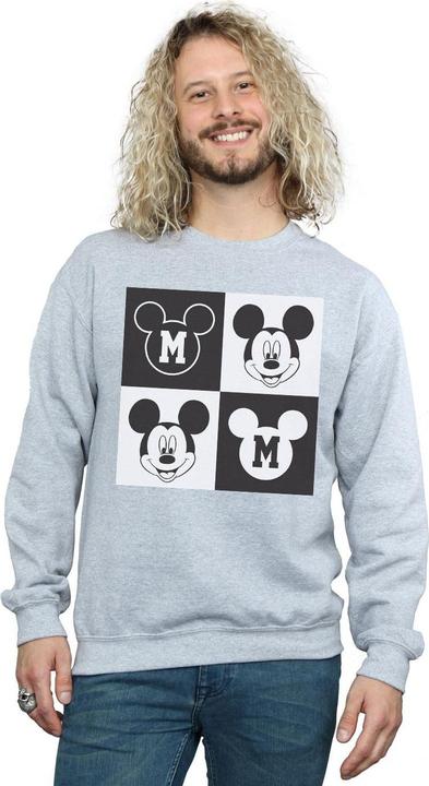 Produktbild Disney Mickey Mouse Smiling Squares Sweatshirt (M)