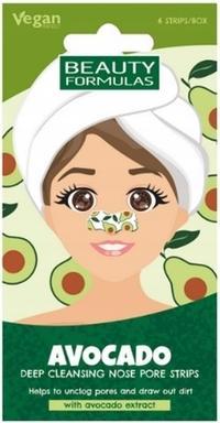 Image du produit NoName Patchs nasaux à l'avocat pour un nettoyage en profondeur - 6 pièces (Chiffons de nettoyage)