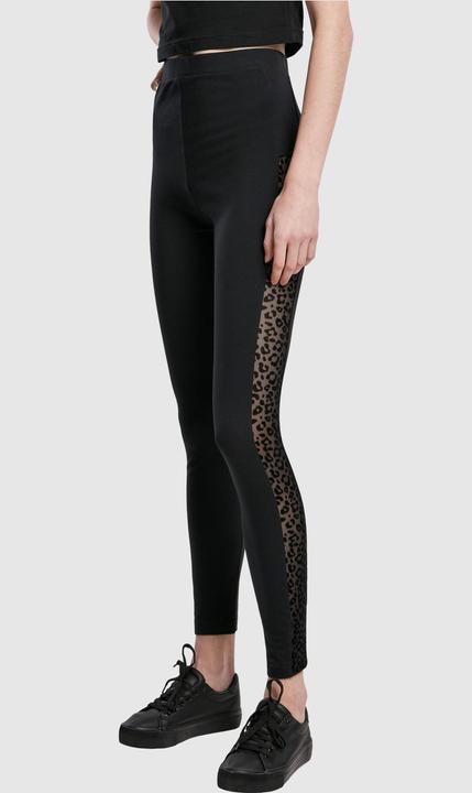 Urban Classics Ladies Flock Lace Stripe Leggings