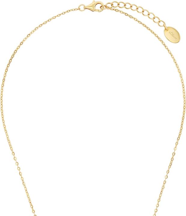 Image du produit S.Oliver Collier pour femme, argent 925 Sterling, zirconium synth. (Argent 925)