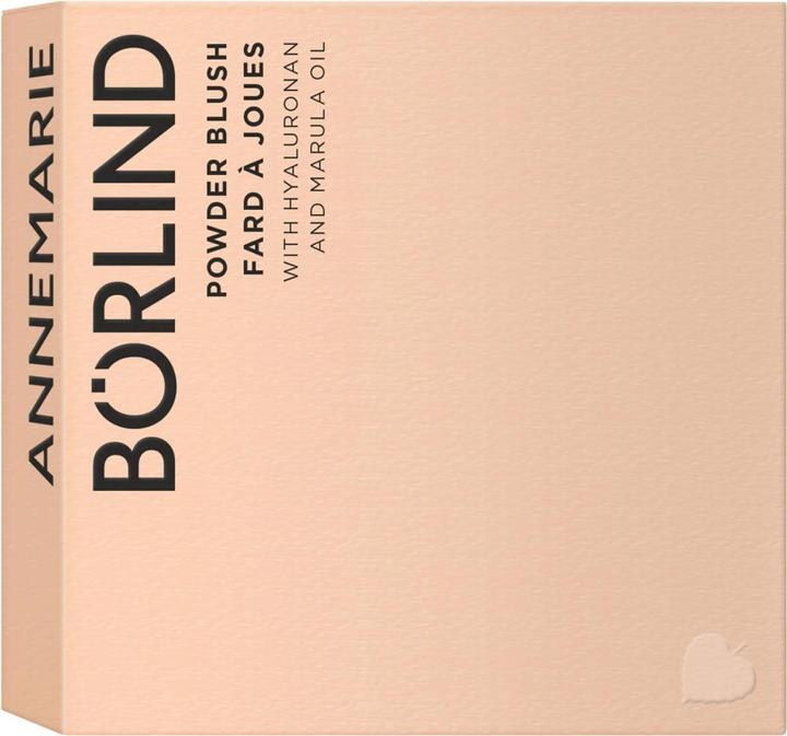 Actual product image Annemarie Börlind Powder Rouge Glowy Peach (glowy peach)