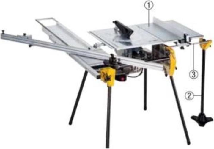 Actual product image DeWalt Additional table for DW743N / DE3472 ( position 1 )