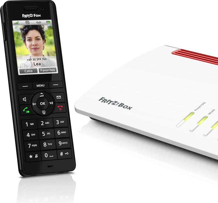 Produktbild AVM FRITZ!Fon 20003009, DECT-Telefon, Kabelloses Mobilteil, Freisprecheinrichtung, 100 Eintragungen, Anr