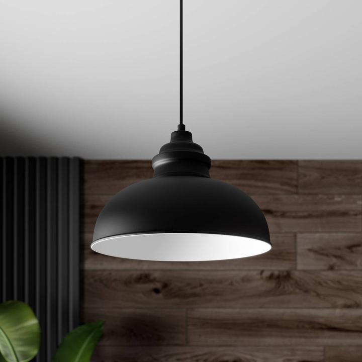 Produktbild Lindby Cliona Pendelleuchte Matt Black (E27)