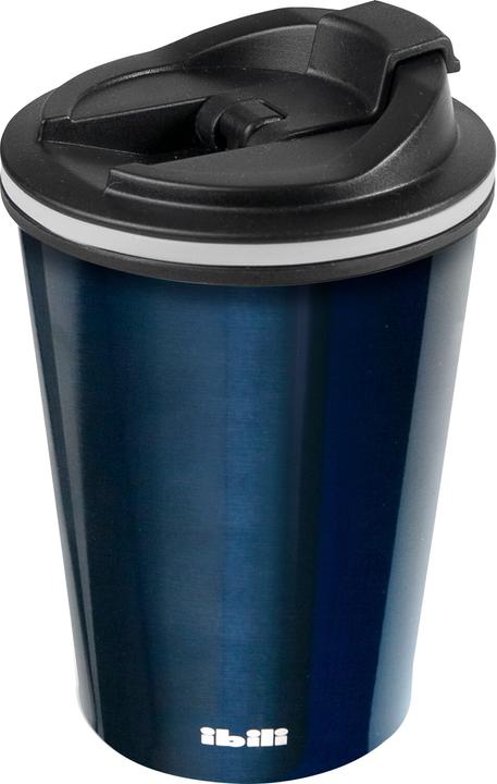 Produktbild Ibili Blaue Thermosflasche 280ml Edelstahl Doppelwandig Wiederverwendbar (0.28 l)