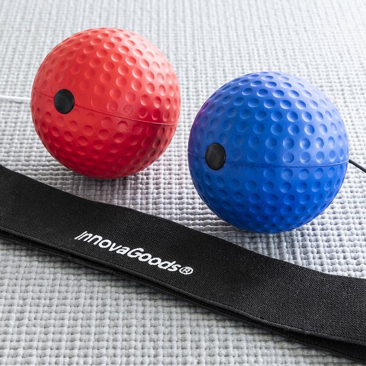 Produktbild InnovaGoods Trainings- und Reflexball-Set Balxing (3.80 cm, 0.03 kg)