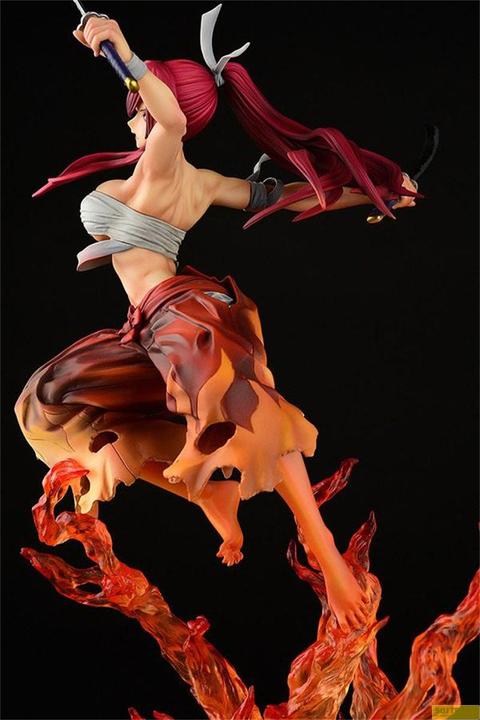 Actual product image Orca Fairy Tail statuette 1/6 Erza Scarlet Samurai Ver. Kurenai 43 cm