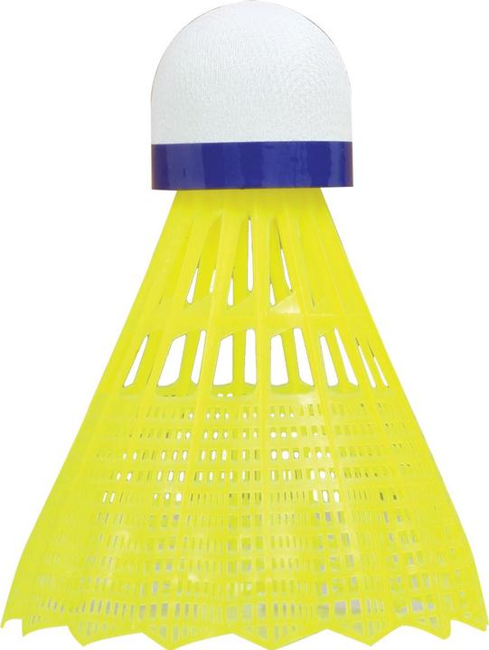 Image du produit Talbot Torro Badminton Tech 350, medium, jaune/bleu volant à plumes en nylon durable pour les loisirs et