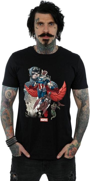 Produktbild Captain America Falcon Evolution TShirt (4XL)