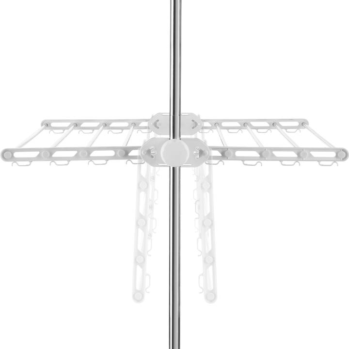 Image du produit tectake Séchoir tour Odelia avec roulettes, pliable, 4 niveaux