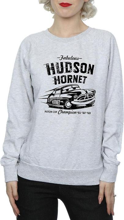 Actual product image Cars Womens/Ladies Hudson Hornet Heather Sweatshirt (XXL)