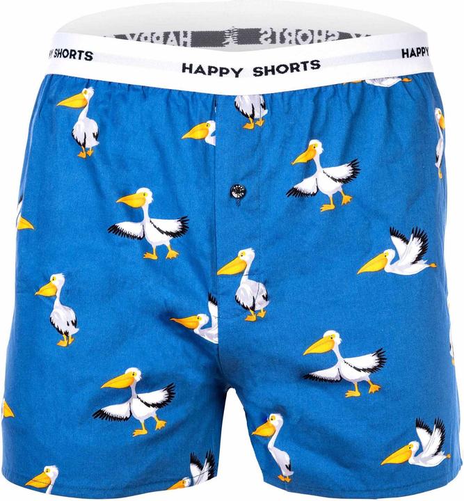 Immagine prodotto Happy shorts Boxer in tessuto dal taglio casual e confortevole (S, confezione da 3)