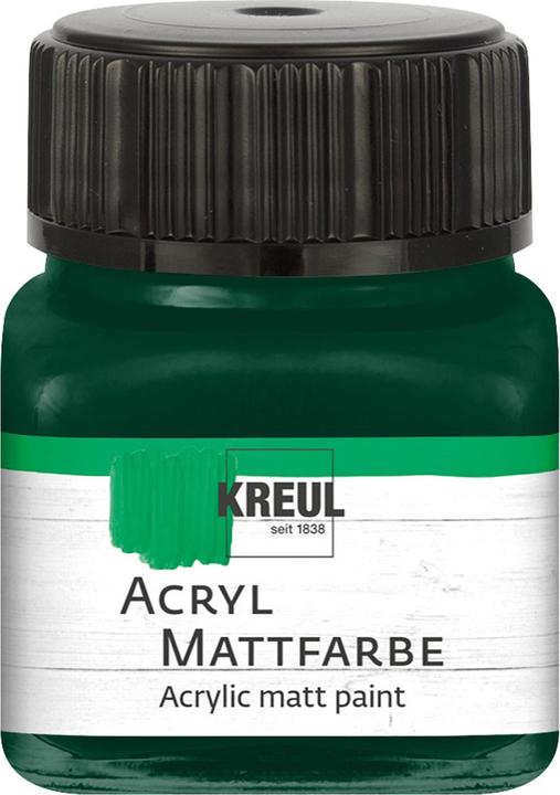 Image du produit Kreul Peinture acrylique mate, 20 ml (Vert sapin, 20 ml)