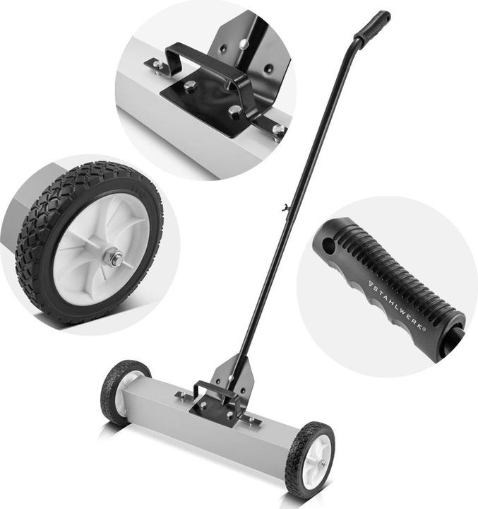 Produktbild Stahlwerk Magnet-Bodenkehrer MBK-18 ST mit 457 mm Breite 15 kg Fassungsvermögen