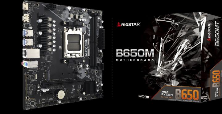 Actual product image Biostar B650MT (AM5, AMD B650, mATX)