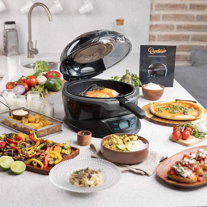 Produktbild Cecotec Heissluftfritteuse Turbo Cecofry 4D Healthy 1350 W Blau Schwarz 3 L (EU-Stecker)
