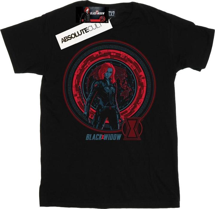 Produktbild Black Widow Movie Computer Globe TShirt (5XL)