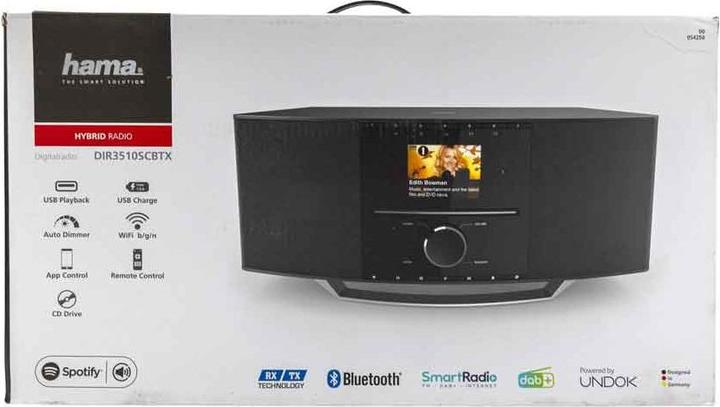 Image du produit Hama DIR3510SCBTX (Webradio, DAB, FM, DAB+ DAB, Bluetooth, WiFi)