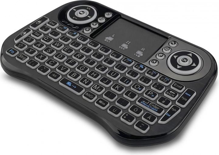 Produktbild Fantec WK-300 RGB Mini Tastatur Wireless (DE, Kabellos)