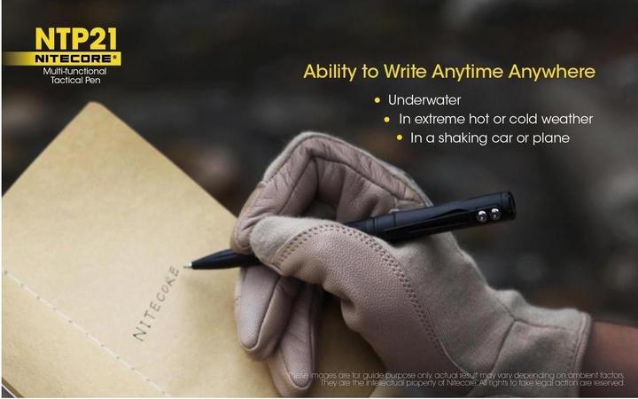Produktbild Nitecore Tactical Pen NTP21 (Schwarz, 1 x)