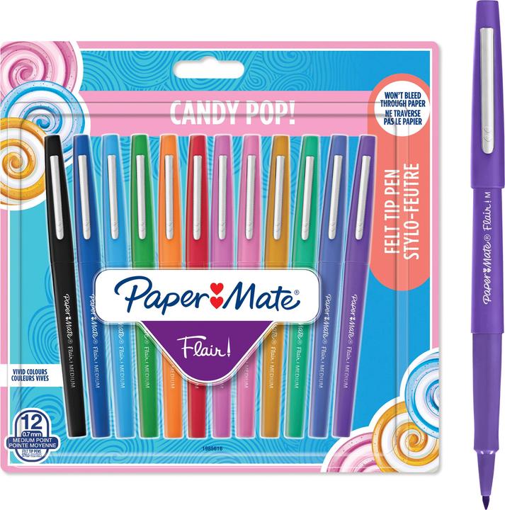 Produktbild Paper Mate Faserschreiber (Mehrfarbig, 12 x)