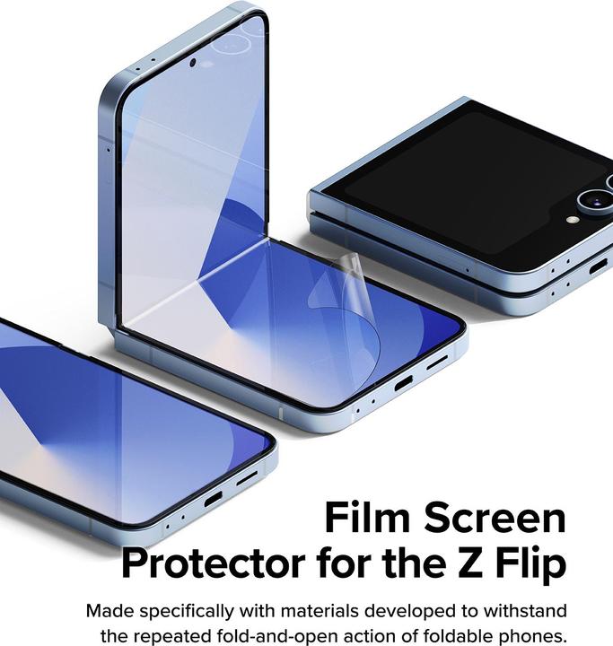 Immagine prodotto Ringke Screen Protector for Galaxy Z Flip 6 DUAL EASY FILM 2 pack (2 Pezzo/i, Samsung Galaxy Z Flip6)