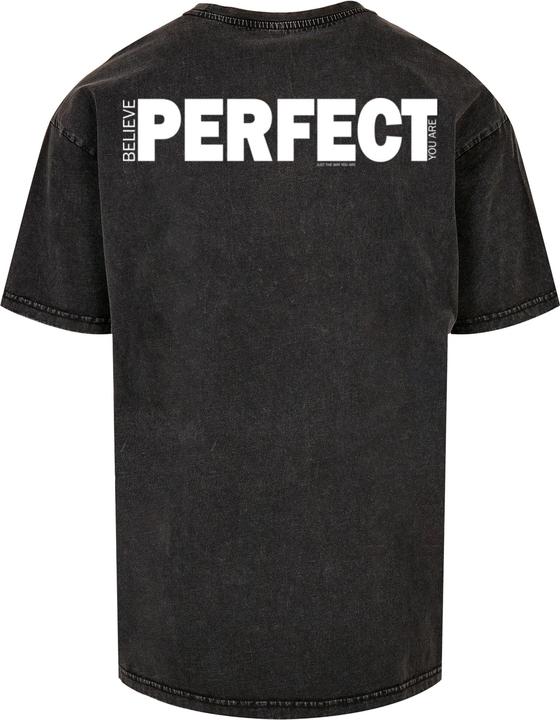 Produktbild Merchcode Believe Front Acid Washed Heavy Oversized Tee - 112543 (M)