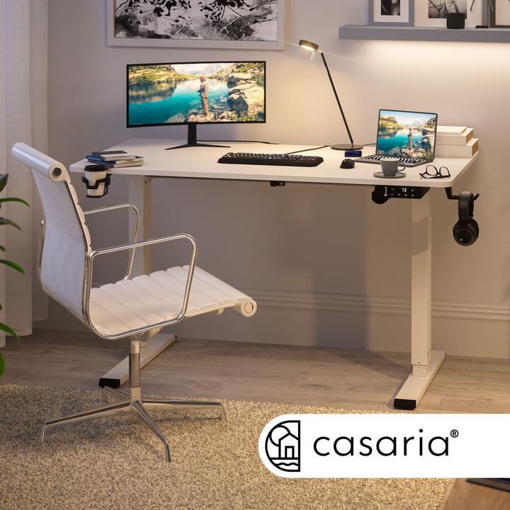 Image du produit Casaria Bureau à hauteur réglable (110 x 60 x 118 cm)
