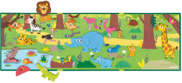 Image du produit Janod Magnetistories Animaux africains (Allemand)