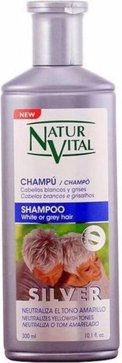 Actual product image Naturaleza Y Vida CHAMPU SILVER cabello blanco y gris 300 ml (300 ml, Liquid shampoo)