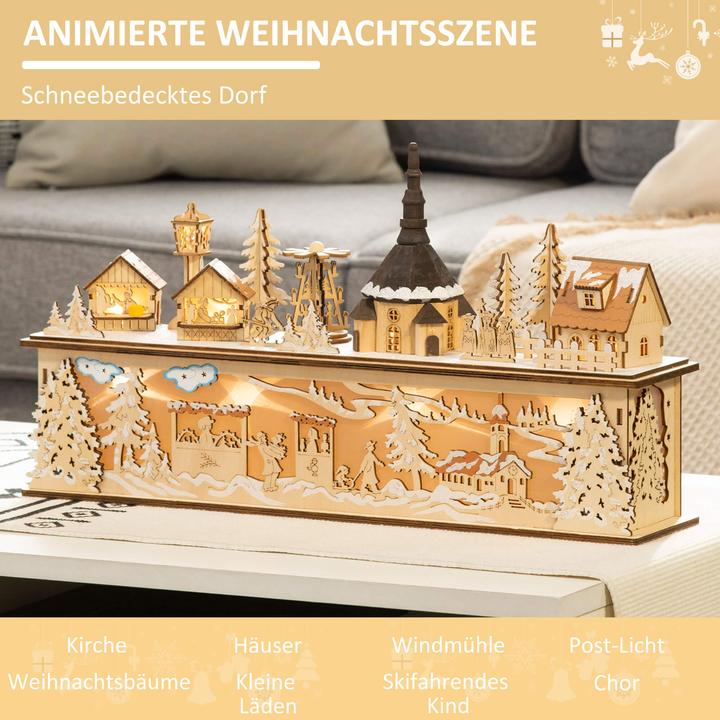 Actual product image Jamb Christmas Village 10 LED