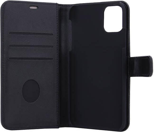 Image du produit Radicover Radiationprotected Wallet PU iPhone 12/12 PRO Flipcover - Noir (Apple iPhone 12, Realme 12 Pro+)