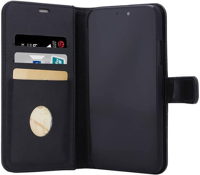 Image du produit Radicover Radiationprotected Wallet PU iPhone 12/12 PRO Flipcover - Noir (Apple iPhone 12, Realme 12 Pro+)