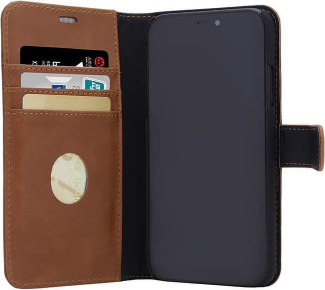 Actual product image Radicover Radiationprotected Mobilewallet Leather iPhone 12 Mini Exclusive 2in1 Magnetic Cover (Apple iPhone 12 mini)
