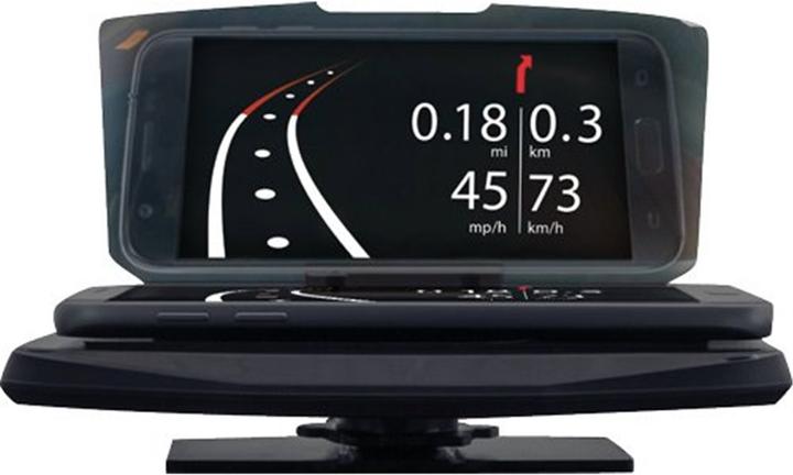 Actual product image Scosche Smartphone HUD for car with GPS image reflector