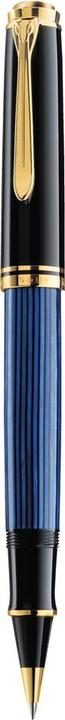 Produktbild Pelikan Tintenroller R800 Schwarz-Blau Etui (Schwarz-Blau-Gold, 1 x)