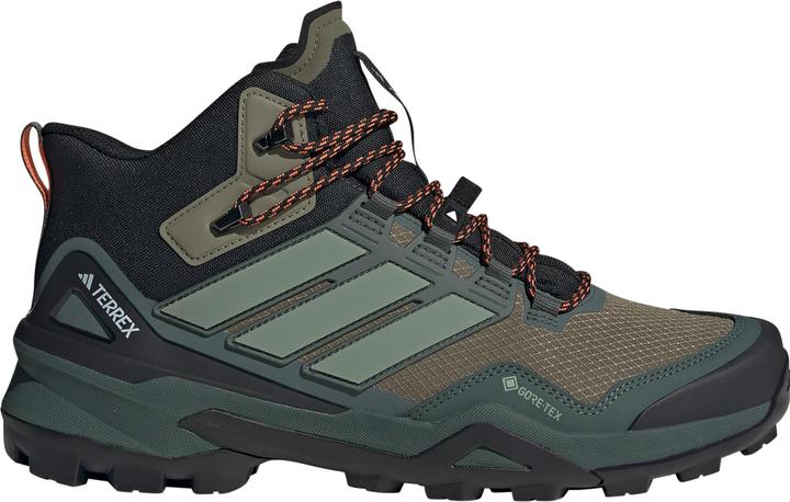 Core Black, Olive Strata, Silver green