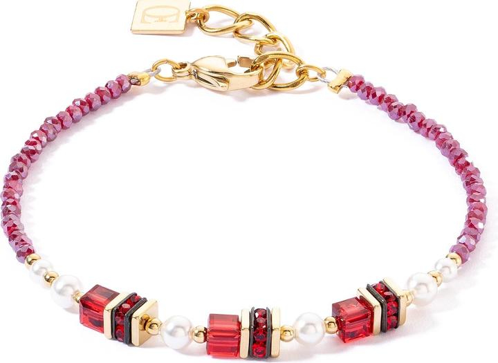Immagine prodotto Coeur de Lion Bracciale rosso (21 cm, Acciaio inossidabile)