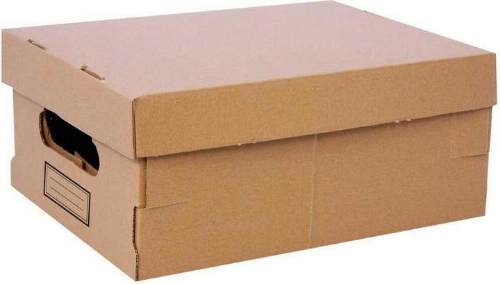 Produktbild Soler Hispania Aufbewahrungsbox mit Deckel Confortime Pappe 30 x 22,5 x 12,5 cm (12 Stück)