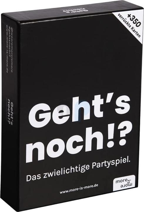 Produktbild More is more Geht's noch!? - das zwielichtige Partyspiel (Deutsch)