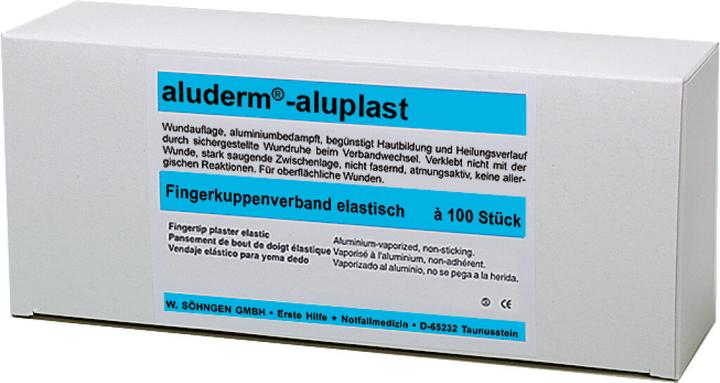 Söhngen aluderm aluplast Fingerkuppenpflaster elastisch 4.3x7.2cm, einzeln, 100 Stk. (100 x)
