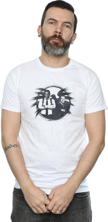 Actual product image Mens Captain Nick Fury And Agent Coulson T-Shirt (5XL)