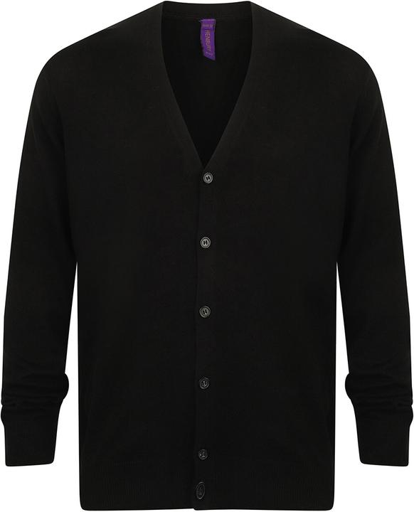 Henbury Feinstrickstrickjacke Mit Vausschnitt (4XL)