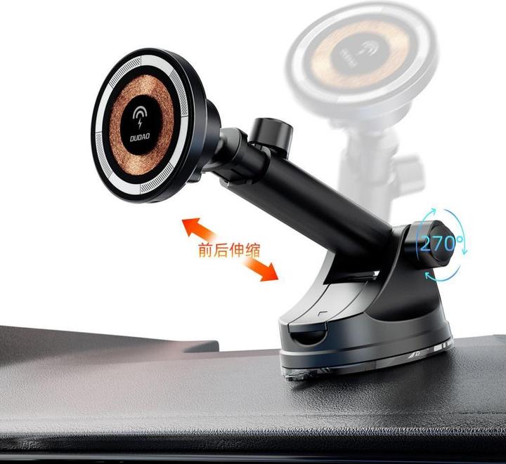Actual product image Dudao F12MAX+ 15W Wireless Charger and Car holder